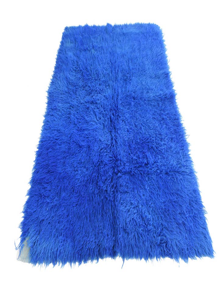 Detail image of  4' 7 x 6' 5  Hand Knotted Moroccan Wool Rug