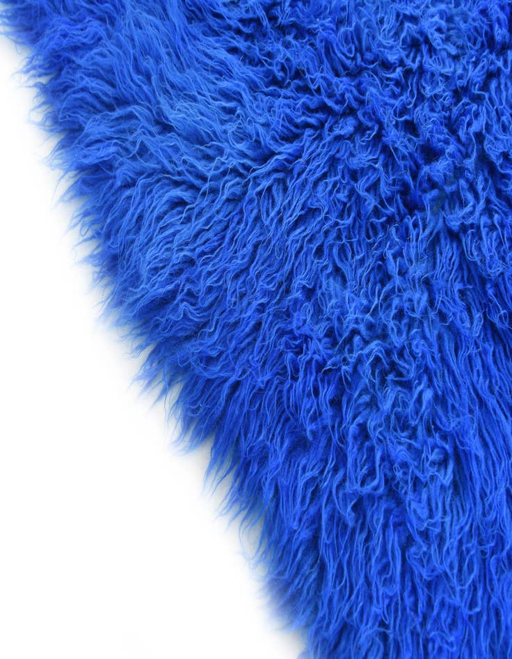 Detail image of  4' 7 x 6' 5  Hand Knotted Moroccan Wool Rug