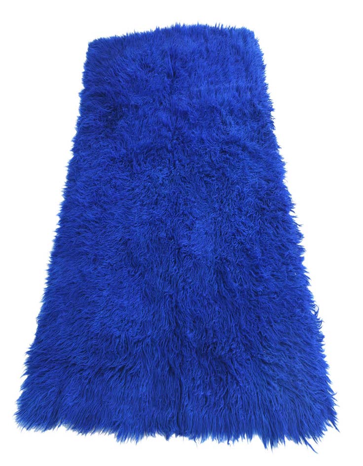 Detail image of  4' x 6'  Hand Knotted Moroccan Wool Rug