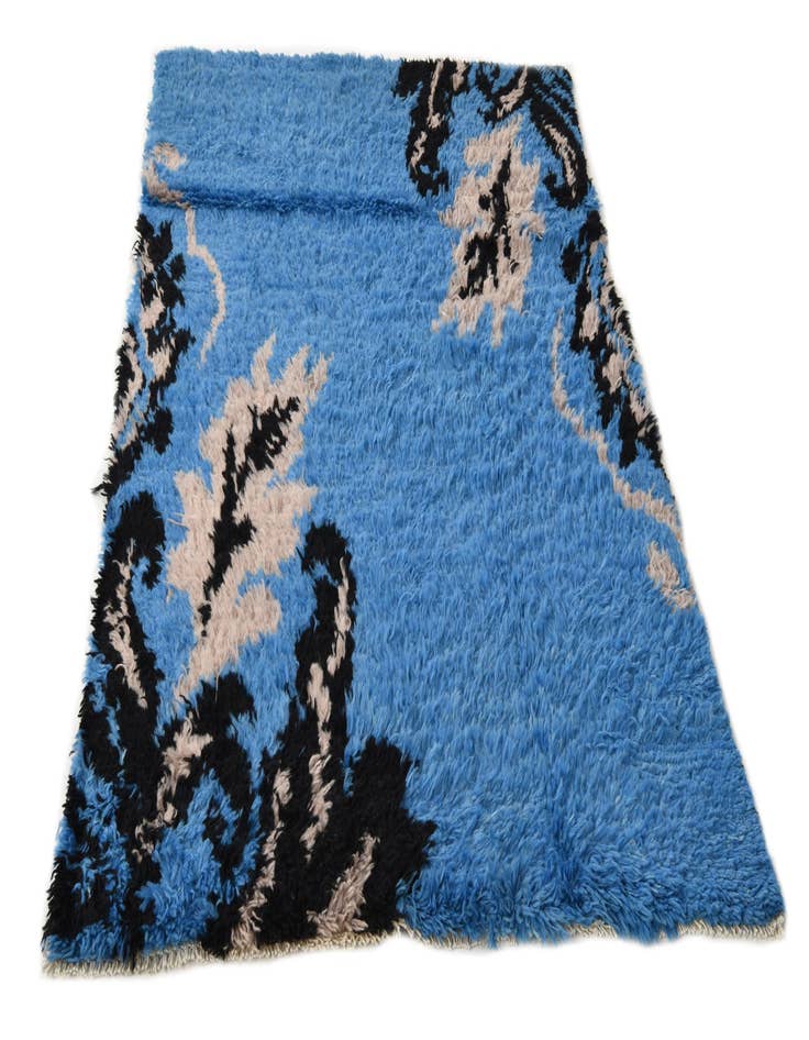 Detail image of  3' 10 x 5' 7  Hand Knotted Moroccan Wool Rug