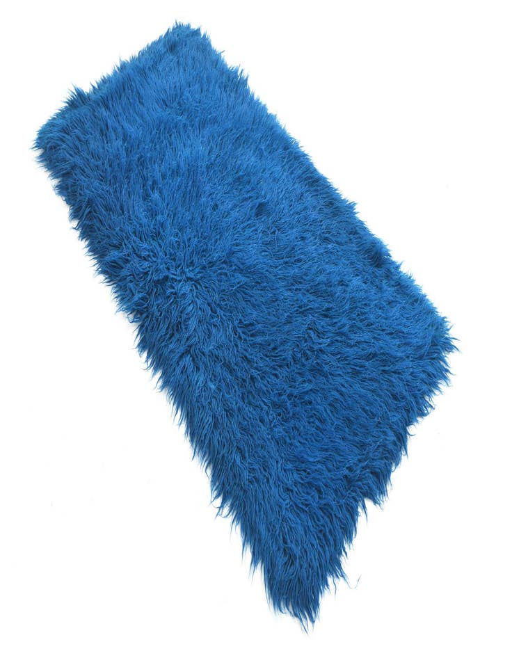 Detail image of  2' 4 x 4' 5  Hand Knotted Moroccan Wool Rug