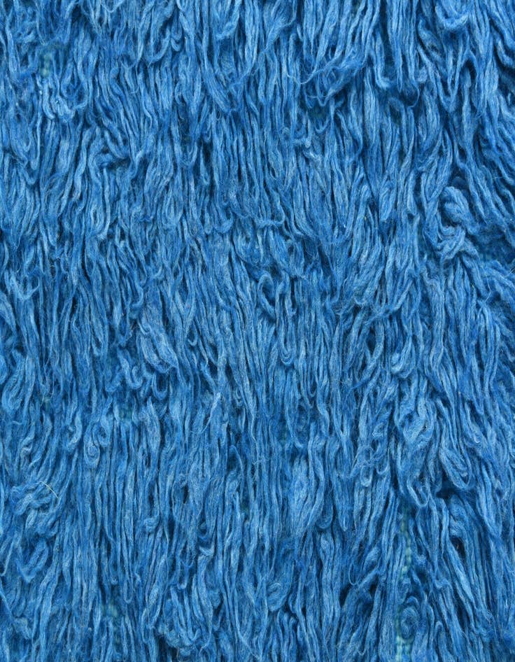 Detail image of  3' 2 x 5' 4  Hand Knotted Moroccan Wool Rug