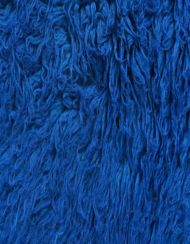 Detail image of  2' 7 x 4' 10  Hand Knotted Moroccan Wool Rug