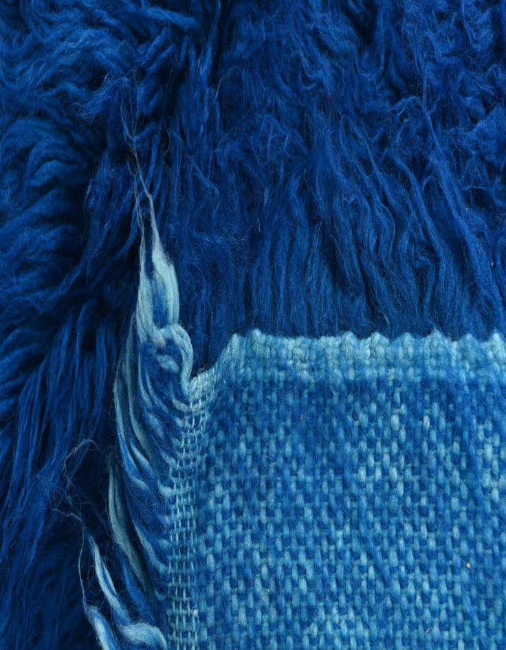 Detail image of  2' 7 x 4' 10  Hand Knotted Moroccan Wool Rug