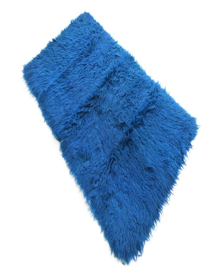 Detail image of  3' 3 x 5' 7  Hand Knotted Moroccan Wool Rug