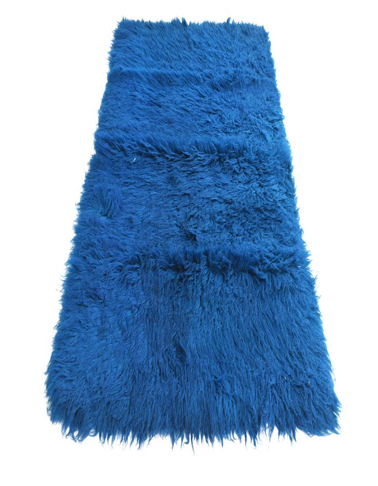 Detail image of  3' 3 x 5' 7  Hand Knotted Moroccan Wool Rug