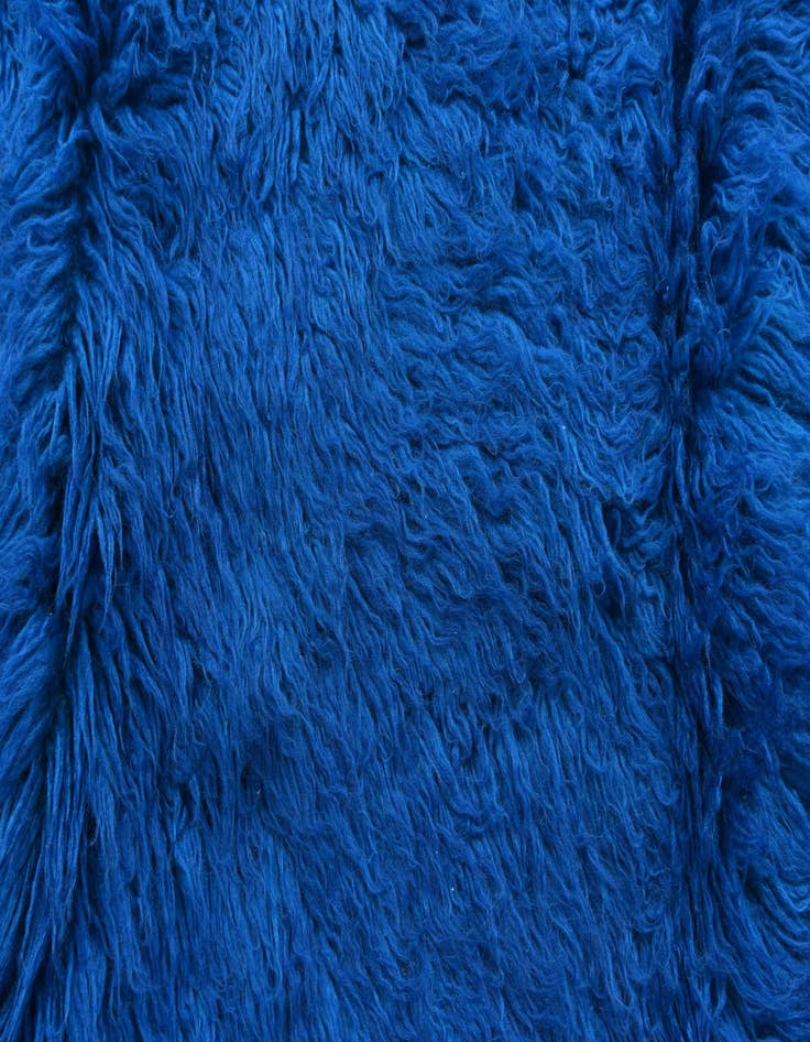 Detail image of  3' 3 x 5' 7  Hand Knotted Moroccan Wool Rug