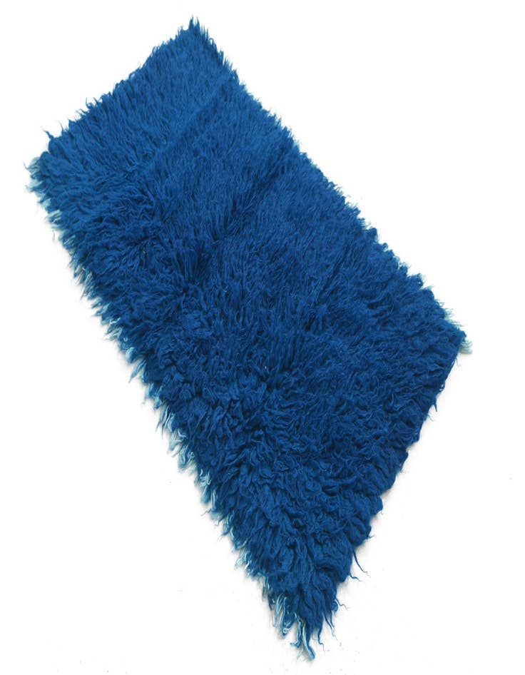 Detail image of  2' 1 x 3' 10  Hand Knotted Moroccan Wool Rug