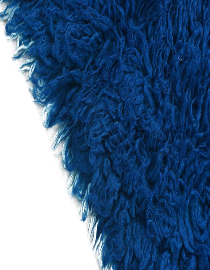 Detail image of  2' 1 x 3' 10  Hand Knotted Moroccan Wool Rug