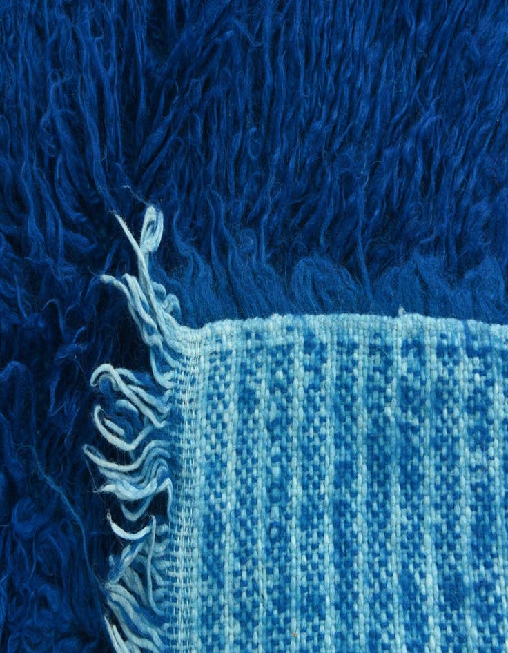 Detail image of  2' 1 x 3' 10  Hand Knotted Moroccan Wool Rug