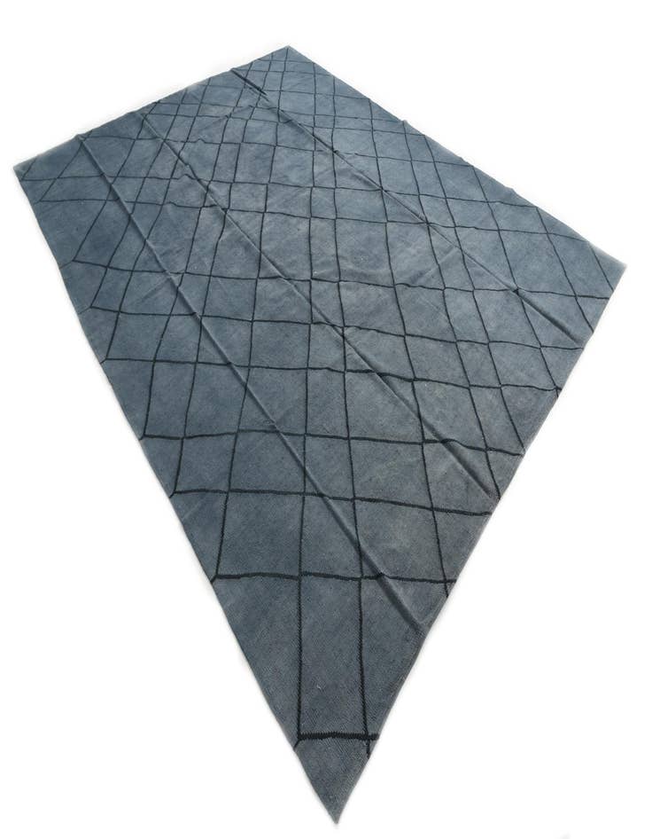 Detail image of  10' 6 x 13' 3  Hand Woven Moroccan Wool Rug