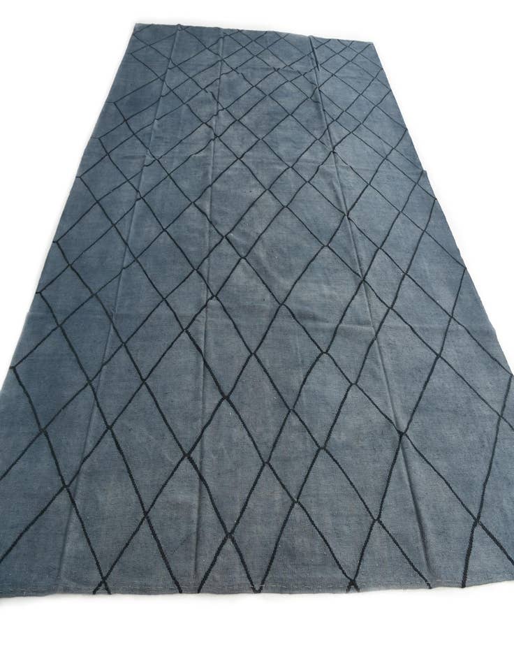 Detail image of  10' 6 x 13' 3  Hand Woven Moroccan Wool Rug