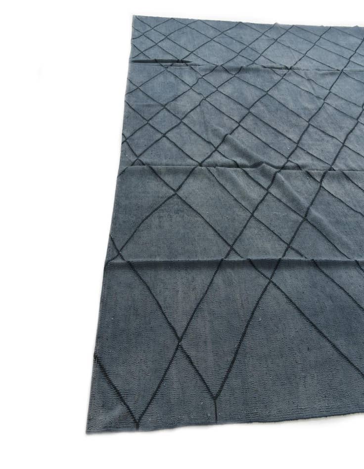 Detail image of  10' 6 x 13' 3  Hand Woven Moroccan Wool Rug