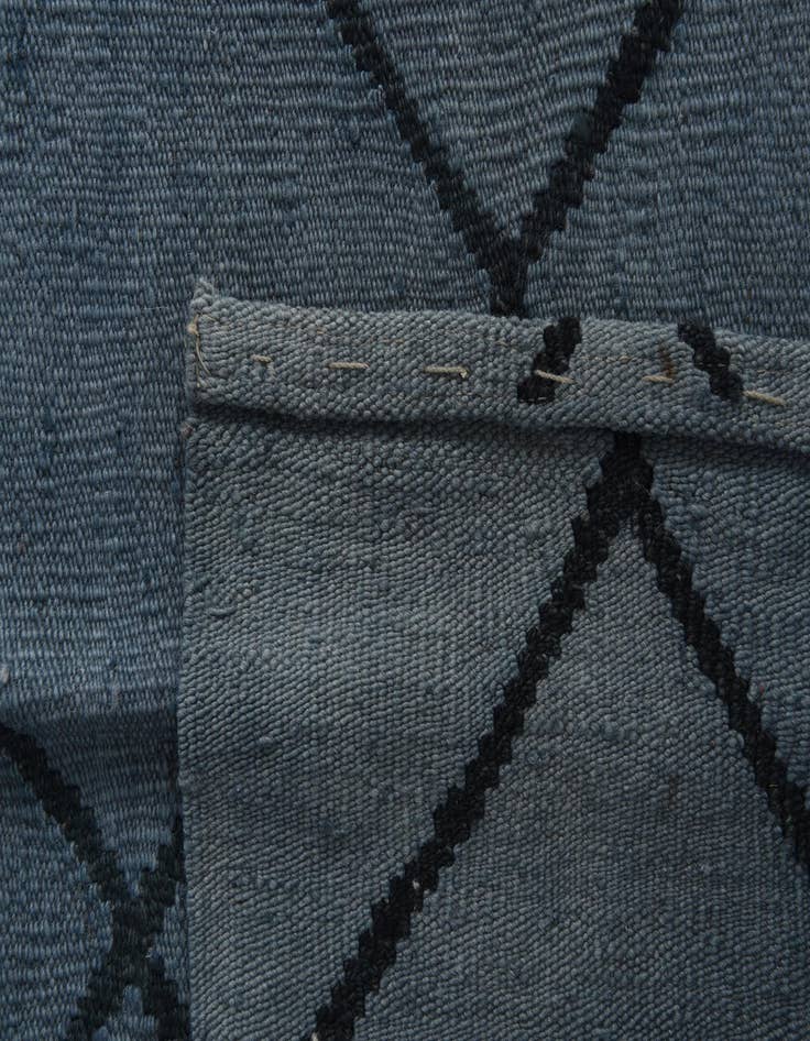 Detail image of  10' 6 x 13' 3  Hand Woven Moroccan Wool Rug