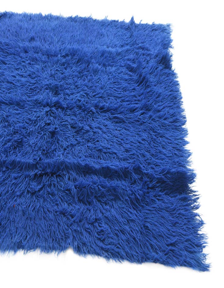 Detail image of  4' 10 x 6' 4  Hand Knotted Moroccan Wool Rug