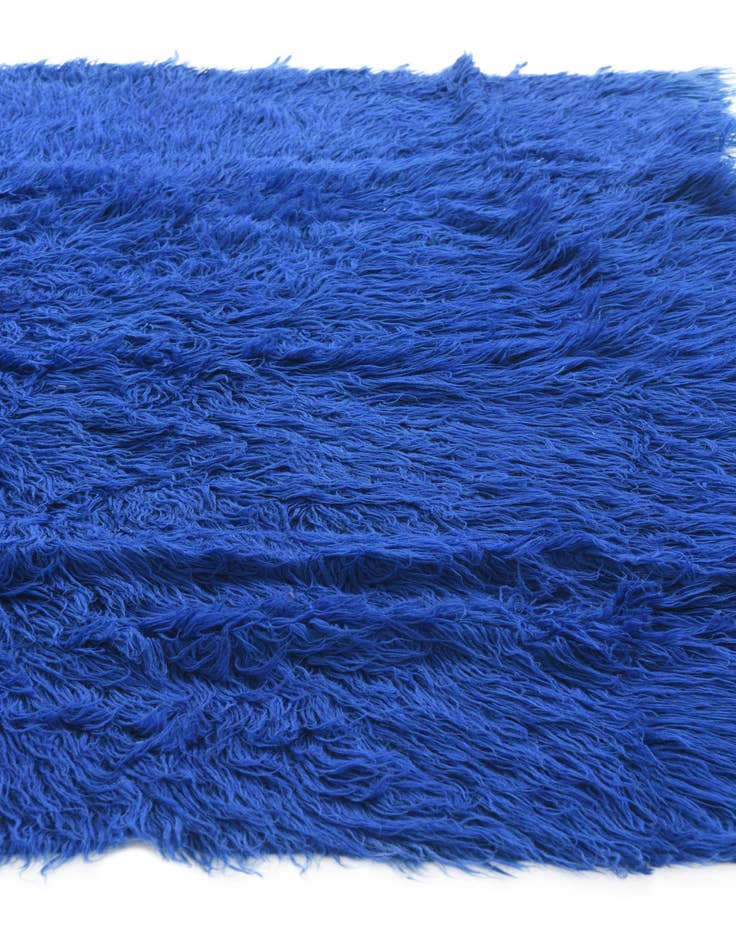 Detail image of  4' 10 x 6' 4  Hand Knotted Moroccan Wool Rug