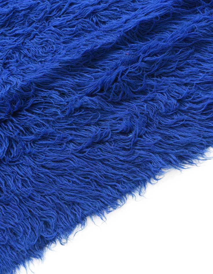 Detail image of  4' 10 x 6' 4  Hand Knotted Moroccan Wool Rug