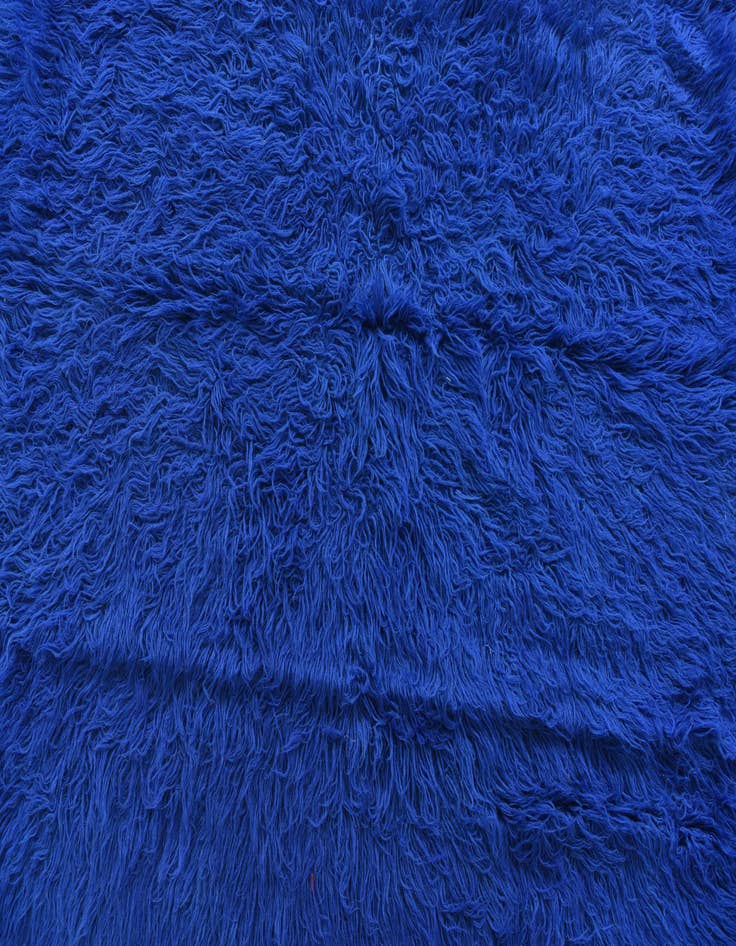 Detail image of  4' 10 x 6' 4  Hand Knotted Moroccan Wool Rug