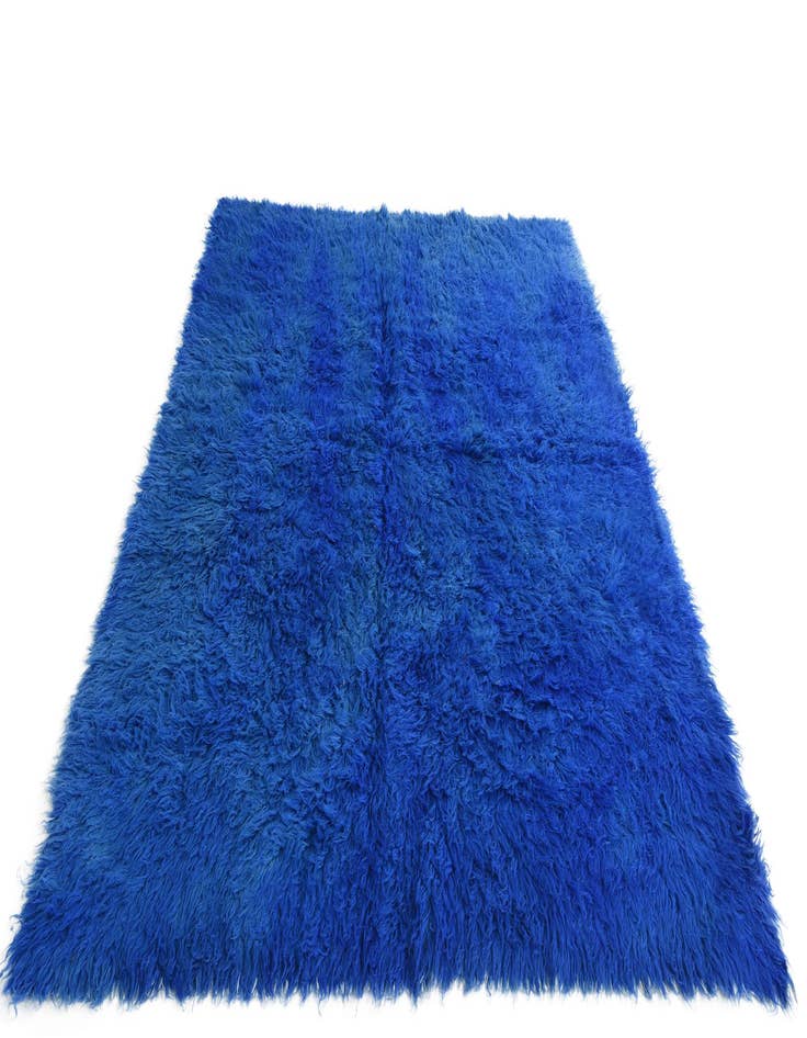 Detail image of  6' 5 x 8'  Hand Knotted Moroccan Wool Rug