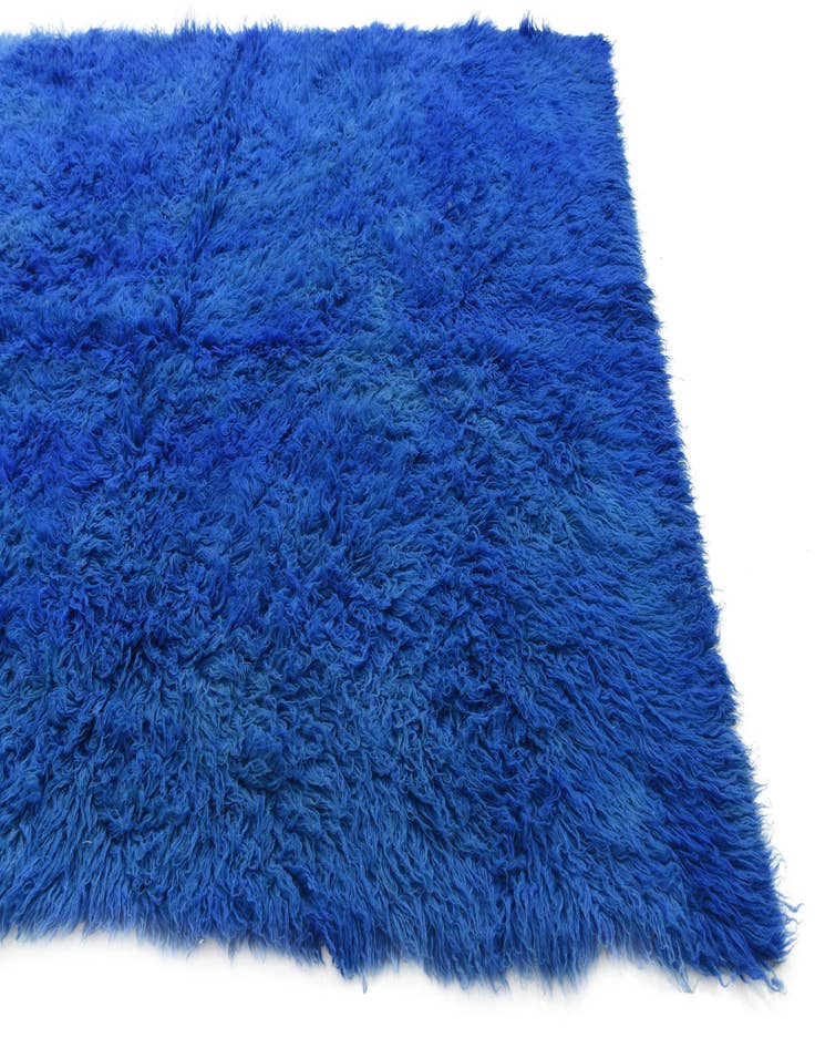 Detail image of  6' 5 x 8'  Hand Knotted Moroccan Wool Rug