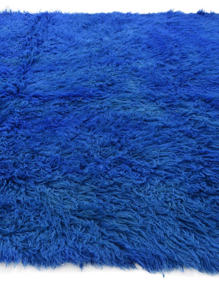 Detail image of  6' 5 x 8'  Hand Knotted Moroccan Wool Rug