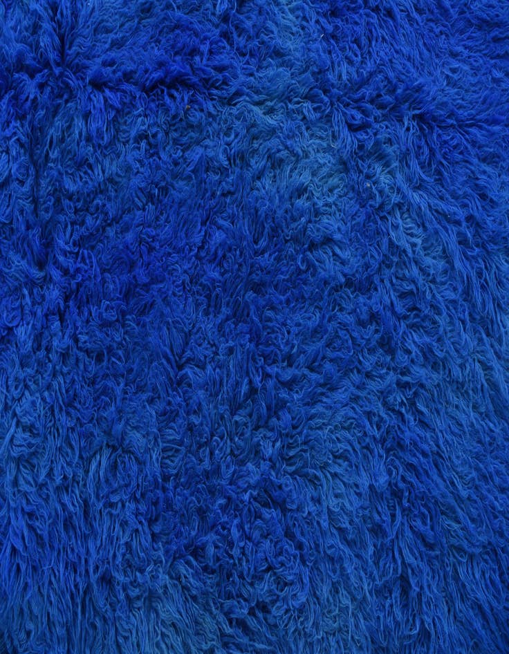 Detail image of  6' 5 x 8'  Hand Knotted Moroccan Wool Rug