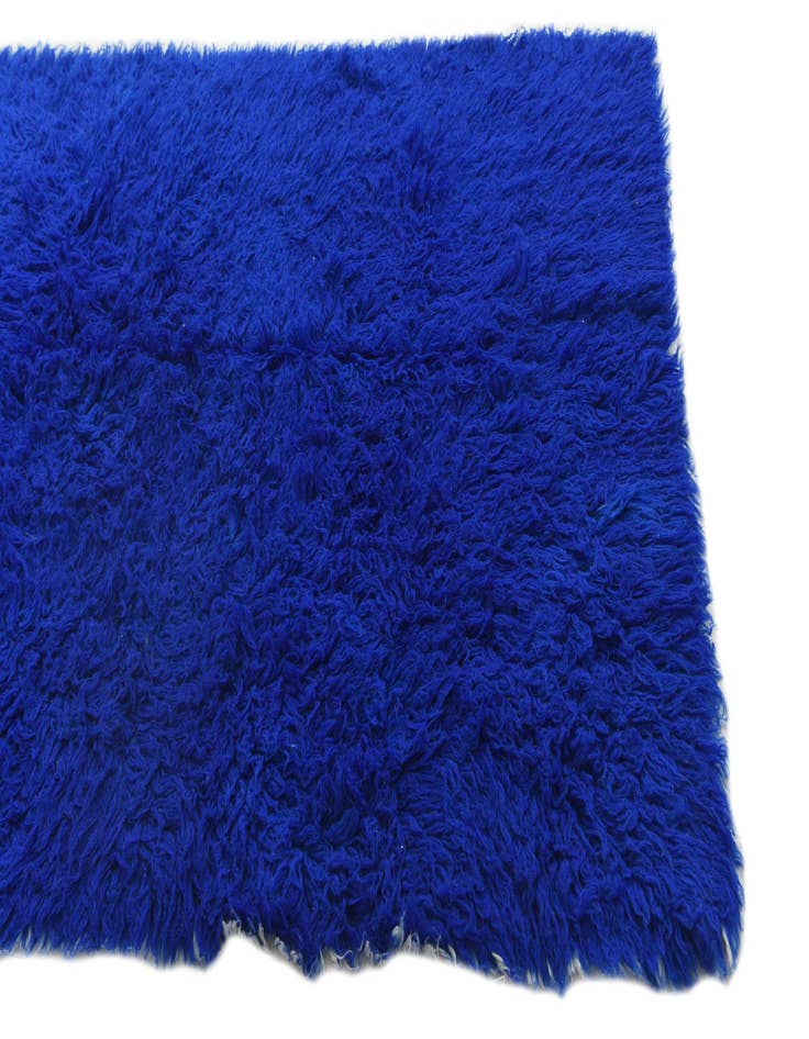 Detail image of  4' 3 x 6' 1  Hand Knotted Moroccan Wool Rug