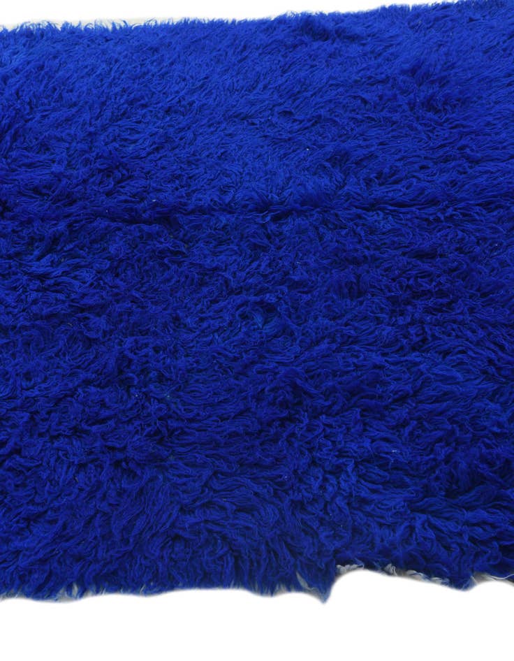 Detail image of  4' 3 x 6' 1  Hand Knotted Moroccan Wool Rug