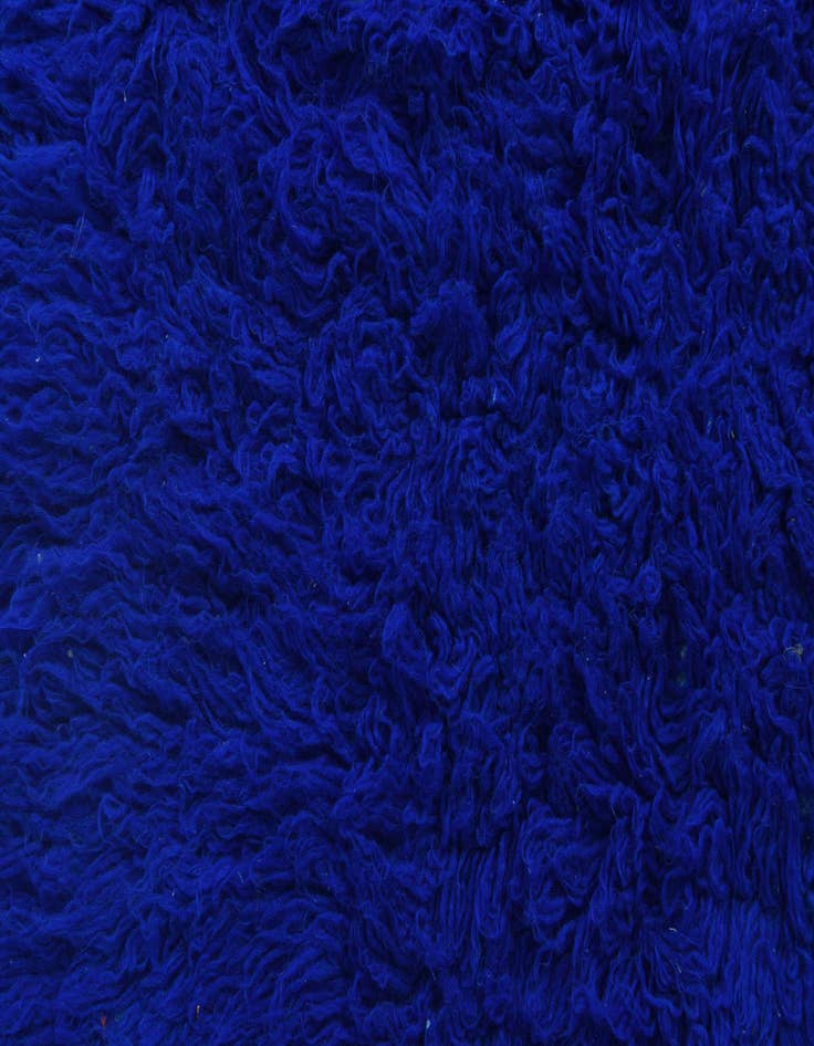 Detail image of  4' 3 x 6' 1  Hand Knotted Moroccan Wool Rug