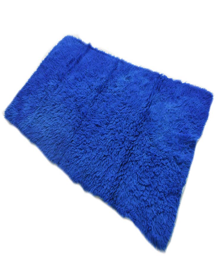 Detail image of  3' 5 x 6' 5  Hand Knotted Moroccan Wool Rug