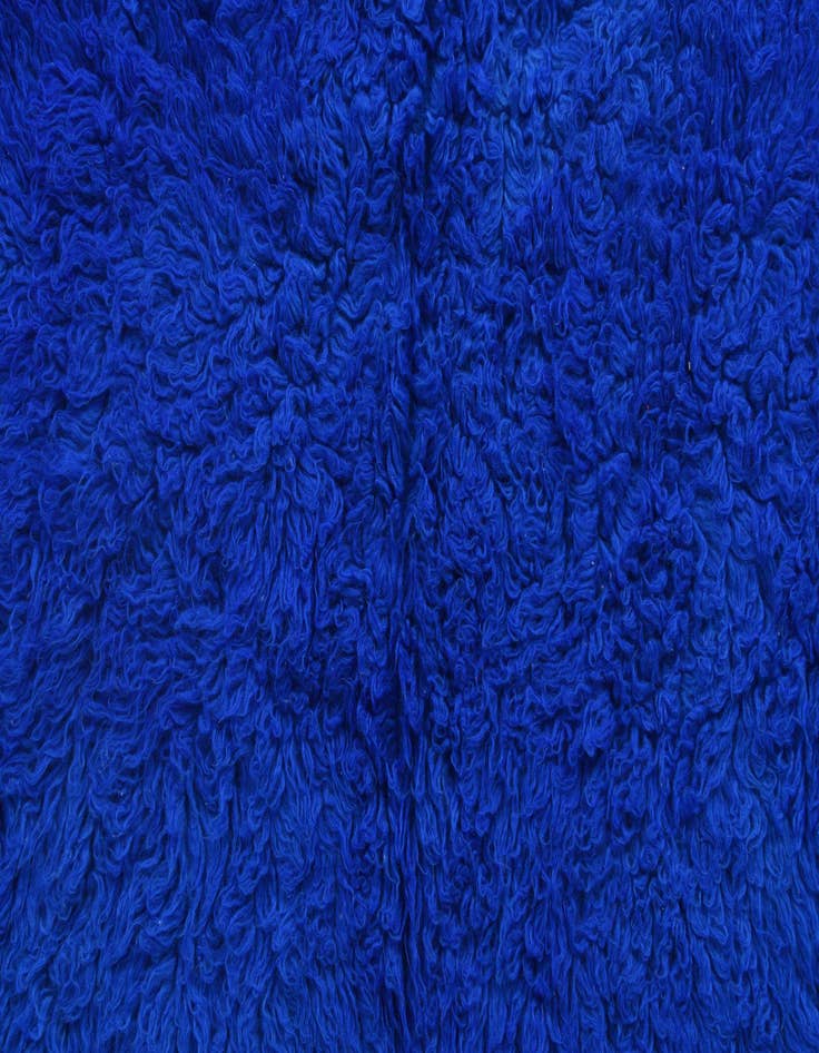 Detail image of  3' 5 x 6' 5  Hand Knotted Moroccan Wool Rug