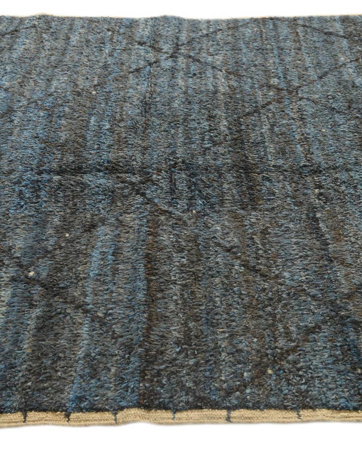 Detail image of  6' 5 x 9' 4  Hand Knotted Moroccan Wool Rug