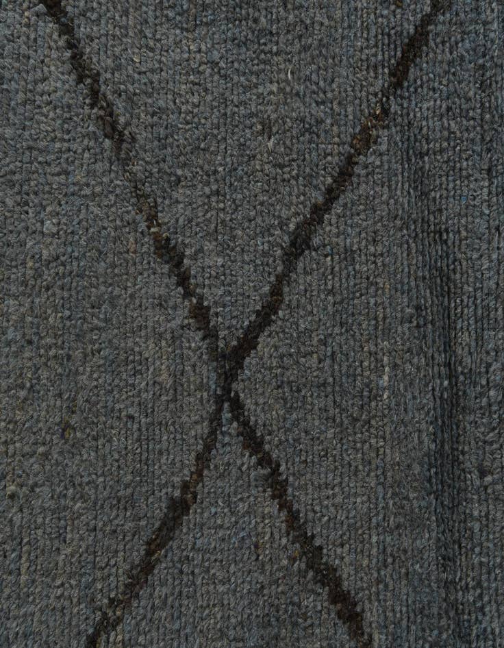 Detail image of  12' x 15' 4  Hand Knotted Moroccan Wool Rug