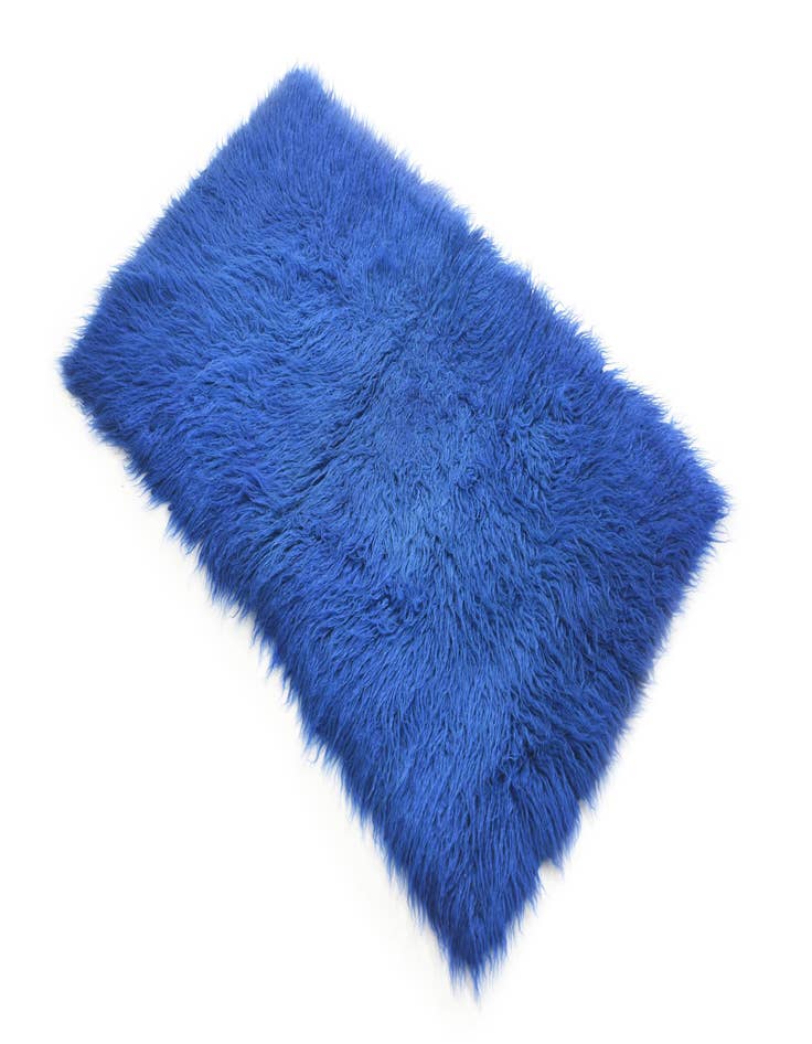 Detail image of  1' 9 x 3' 3  Hand Knotted Moroccan Wool Rug