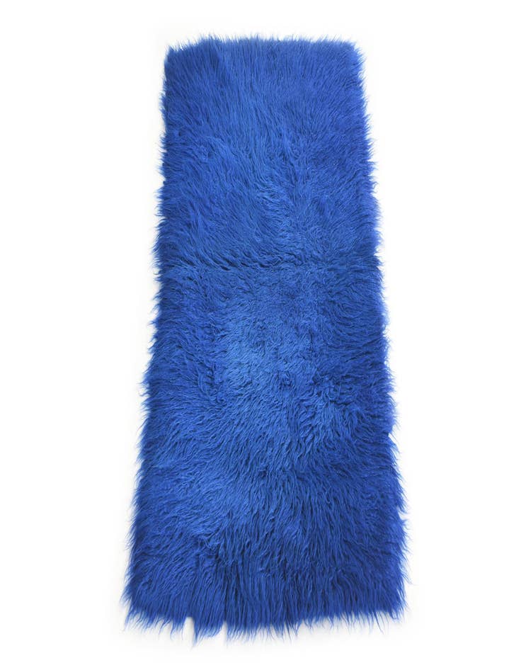 Detail image of  1' 9 x 3' 3  Hand Knotted Moroccan Wool Rug