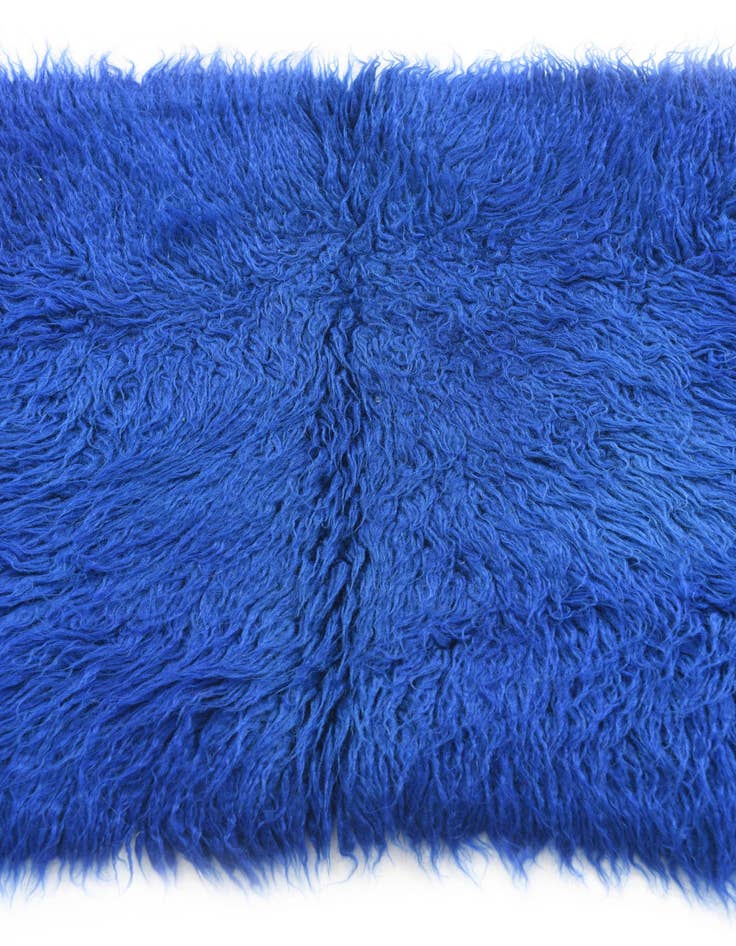 Detail image of  1' 9 x 3' 3  Hand Knotted Moroccan Wool Rug