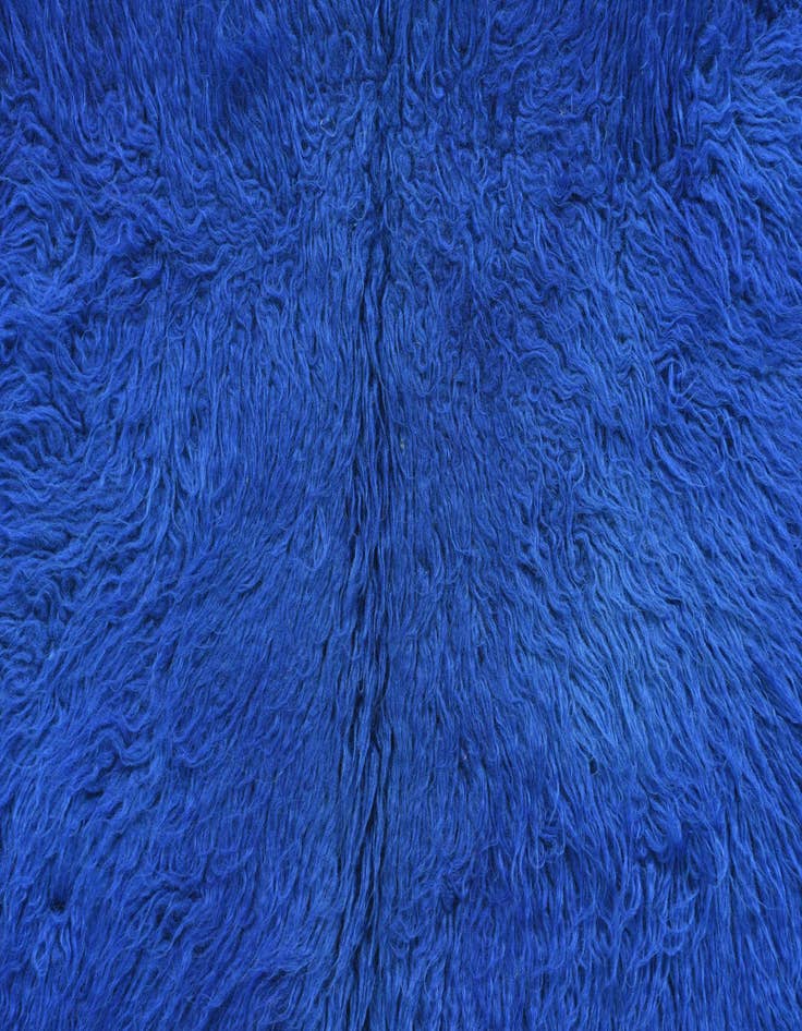 Detail image of  1' 9 x 3' 3  Hand Knotted Moroccan Wool Rug