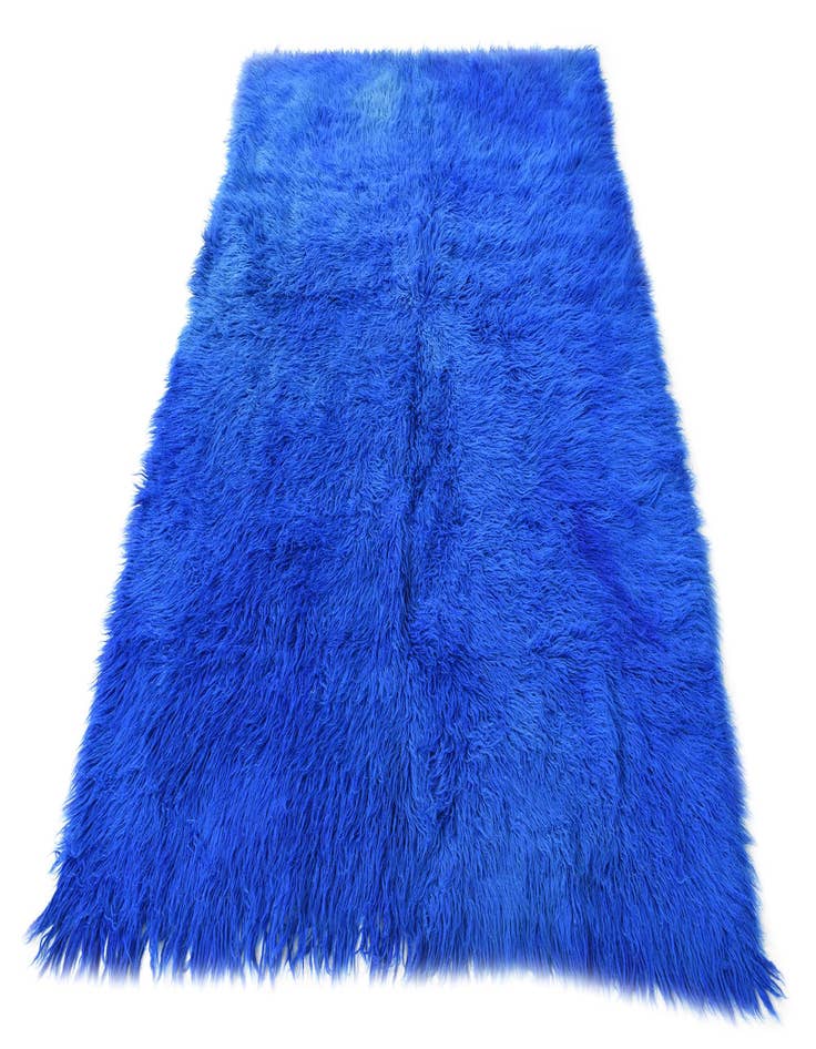 Detail image of  5' 6 x 7' 9  Hand Knotted Moroccan Wool Rug