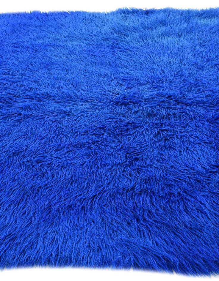 Detail image of  5' 6 x 7' 9  Hand Knotted Moroccan Wool Rug