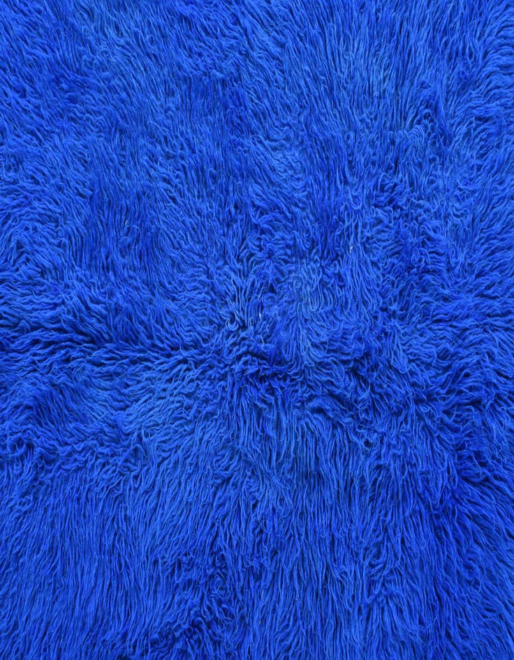 Detail image of  5' 6 x 7' 9  Hand Knotted Moroccan Wool Rug