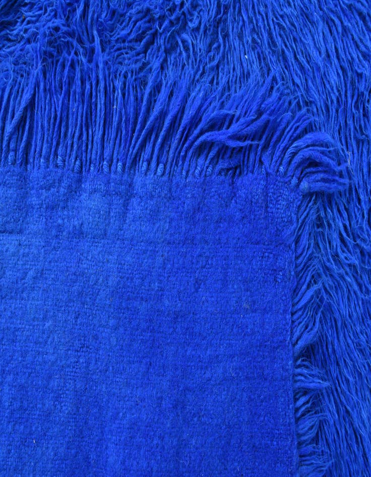 Detail image of  5' 6 x 7' 9  Hand Knotted Moroccan Wool Rug