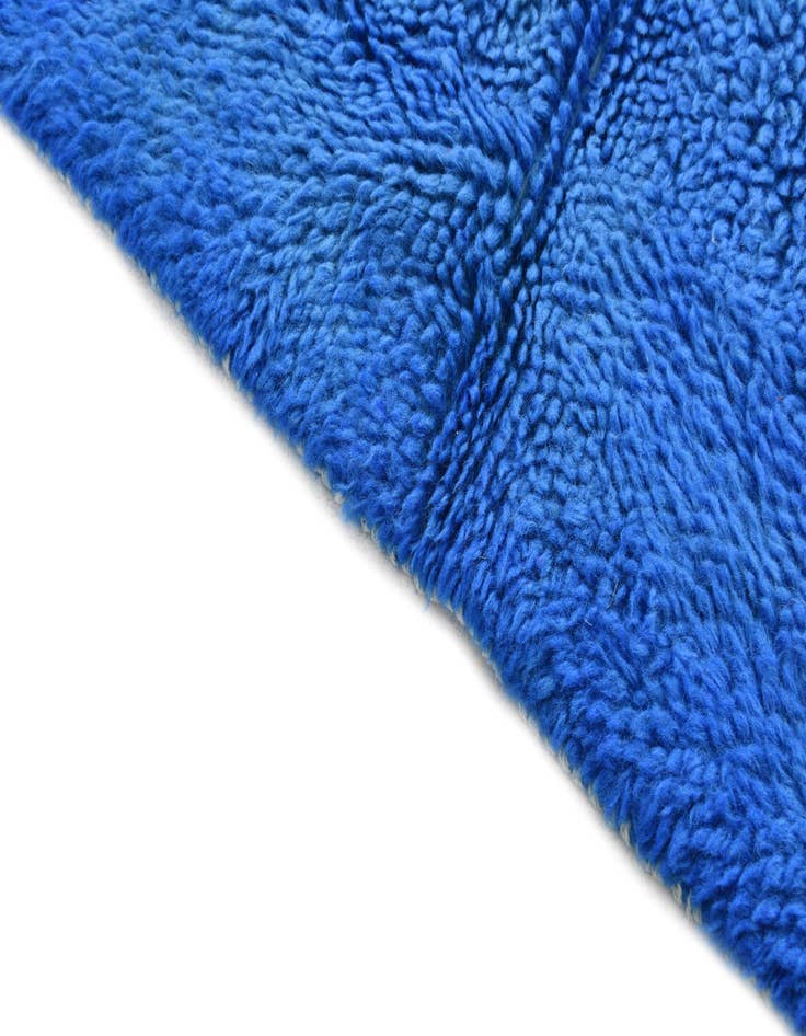 Detail image of  4' 7 x 6' 9  Hand Knotted Moroccan Wool Rug