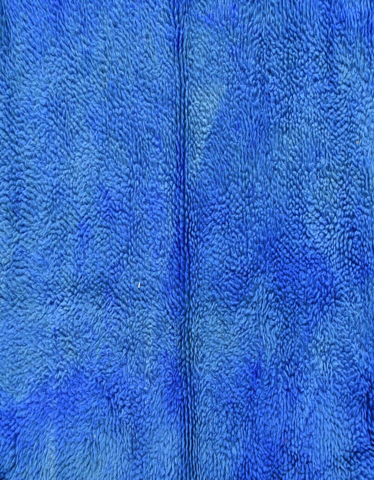 Detail image of  4' 7 x 6' 9  Hand Knotted Moroccan Wool Rug