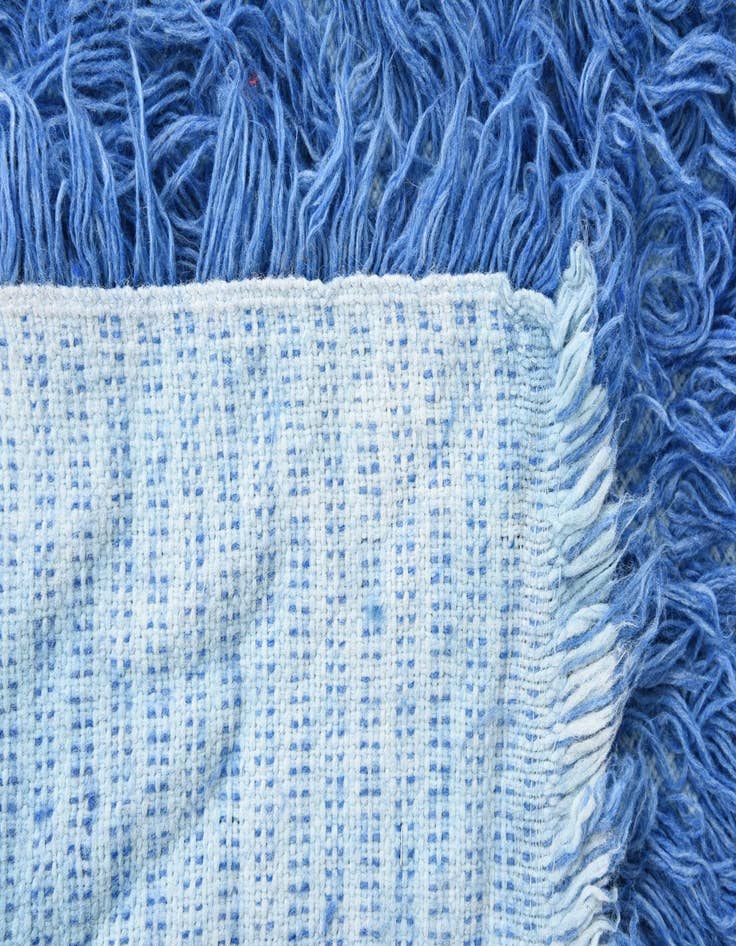 Detail image of  2' 5 x 4' 6  Hand Knotted Moroccan Wool Rug