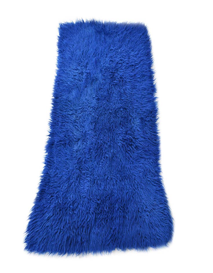 Detail image of  2' 3 x 3' 8  Hand Knotted Moroccan Wool Rug