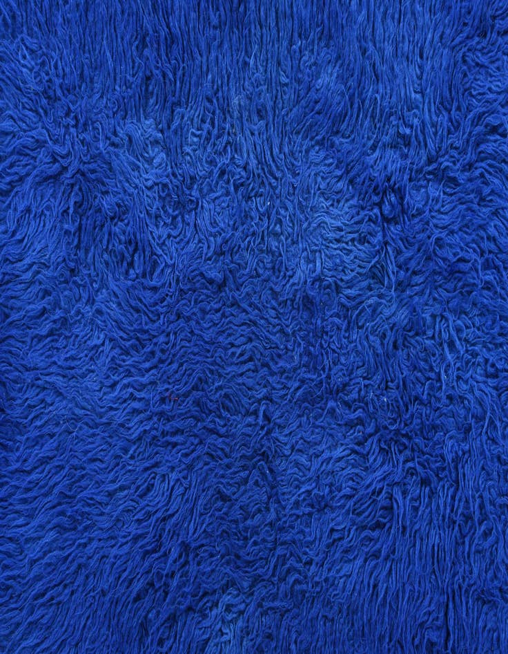 Detail image of  2' 3 x 3' 8  Hand Knotted Moroccan Wool Rug