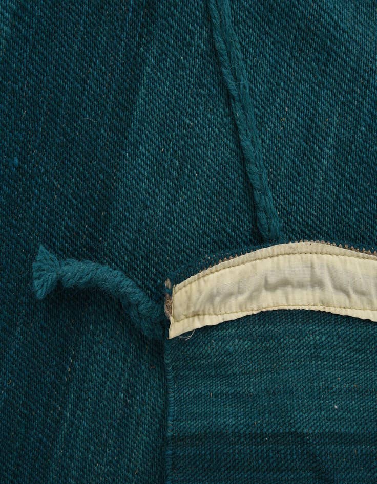 Detail image of  6' 6 x 10'  Hand Knotted Moroccan Wool Rug