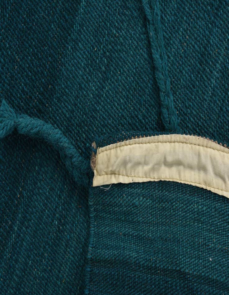 Detail image of  6' 6 x 10'  Hand Knotted Moroccan Wool Rug