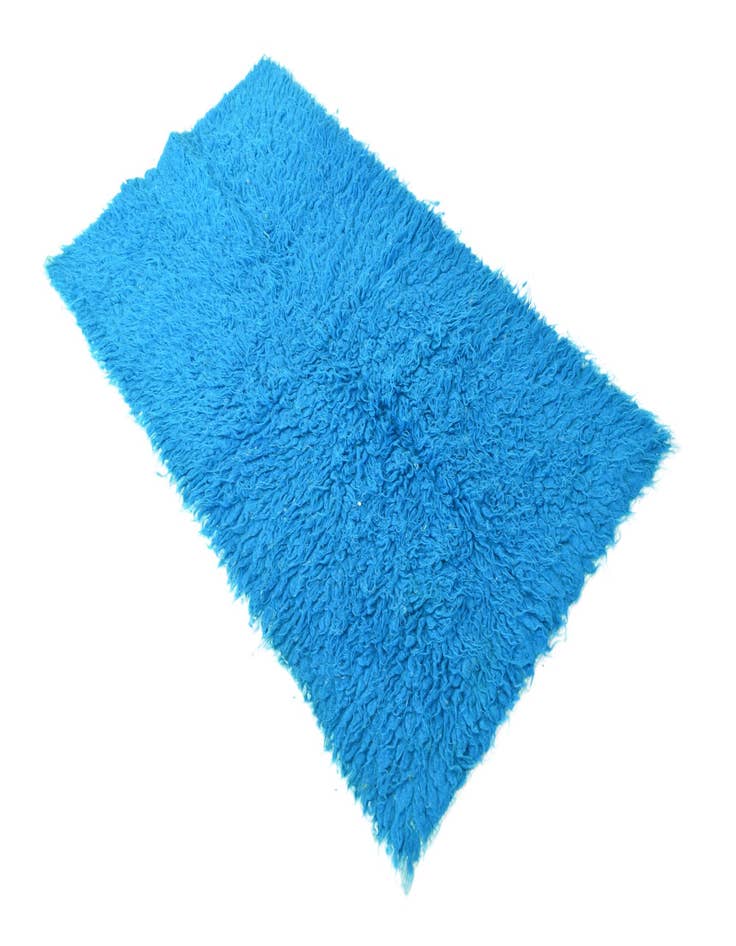 Detail image of  2' 5 x 4' 6  Hand Knotted Moroccan Wool Rug