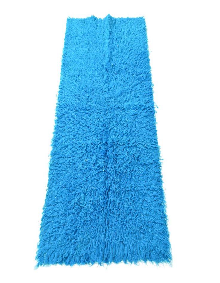 Detail image of  2' 5 x 4' 6  Hand Knotted Moroccan Wool Rug